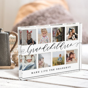 Bloc Photo Les petits-enfants font de la vie le plus grand co