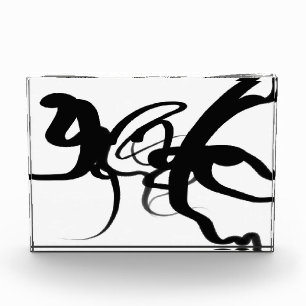 Bloc Photo Les Plongeurs : Noir et Blanc Abstrait