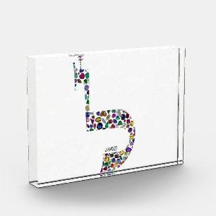 Bloc Photo Lettre 'LAMED'