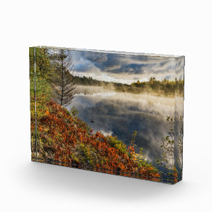 Bloc Photo Lever de soleil sur la rivière Tahquamenon   Parad