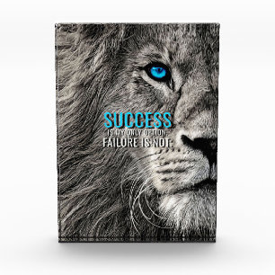 Bloc Photo Lion Lover Success est ma seule option
