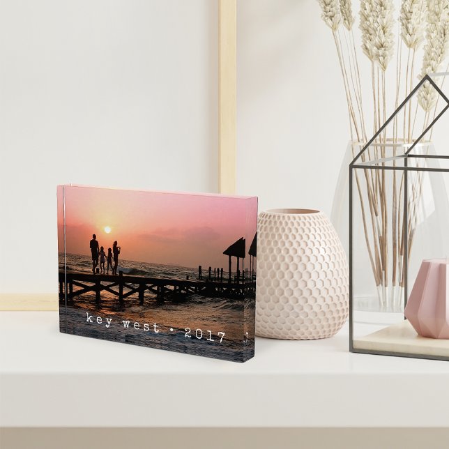 Bloc Photo Machine à écrire | Mémoire de vacances (Créateur téléchargé)