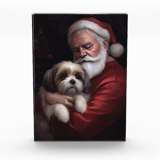 Bloc Photo Malti Tzu Avec Noël Festif Du Père Noël (Devant)