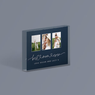 Bloc Photo Maman mignon script moderne multi photo cadeau