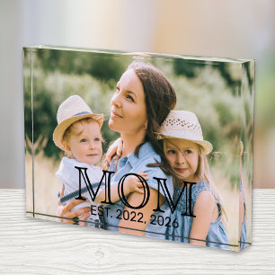 Bloc Photo Maman personnalisée établie 