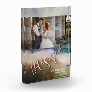 Bloc Photo Mariage Bénédiction Aquarelle