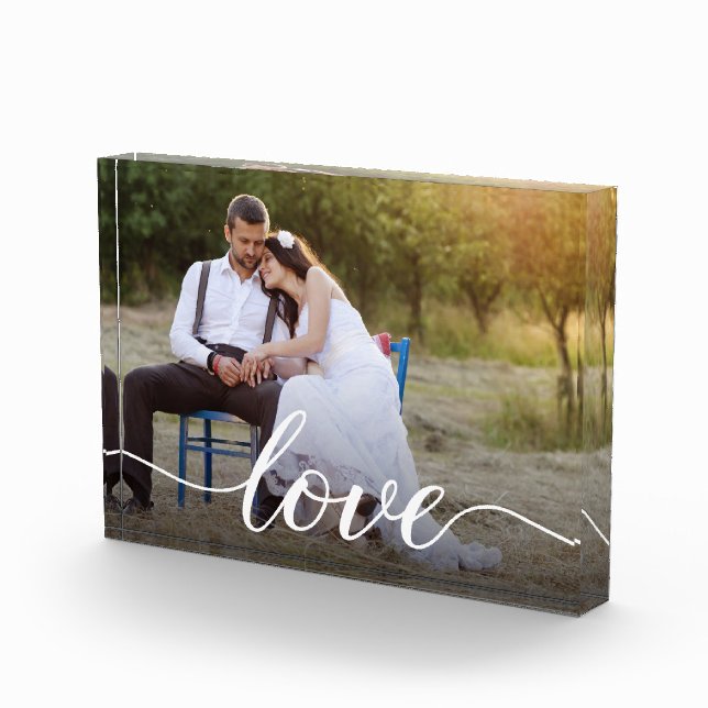 Bloc Photo Mariage Photo Elegant Love script (Droite)