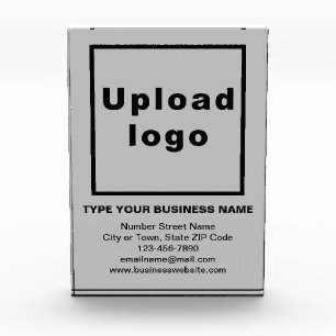 Bloc Photo Marque d'entreprise sur le rectangle de portrait g