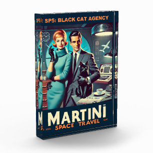 Bloc Photo Martini Space Travel Poster SP5 : Agence de Chat N