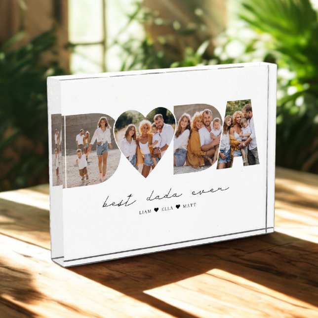 Bloc Photo Meilleur Dada Ever 4 Collage photo Première Fête d (Créateur téléchargé)