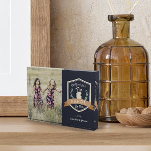 Bloc Photo Meilleur Papou Par Par Par   Grand-père du golf