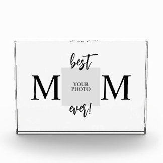 Bloc Photo Meilleure maman jamais personnalisée Fête des mère
