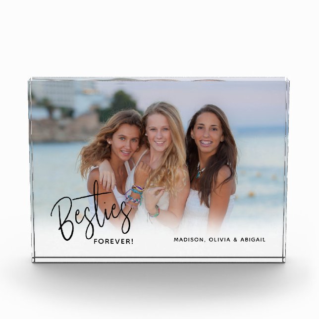 Bloc Photo Meilleurs amis pour toujours photo horizontale (Devant)