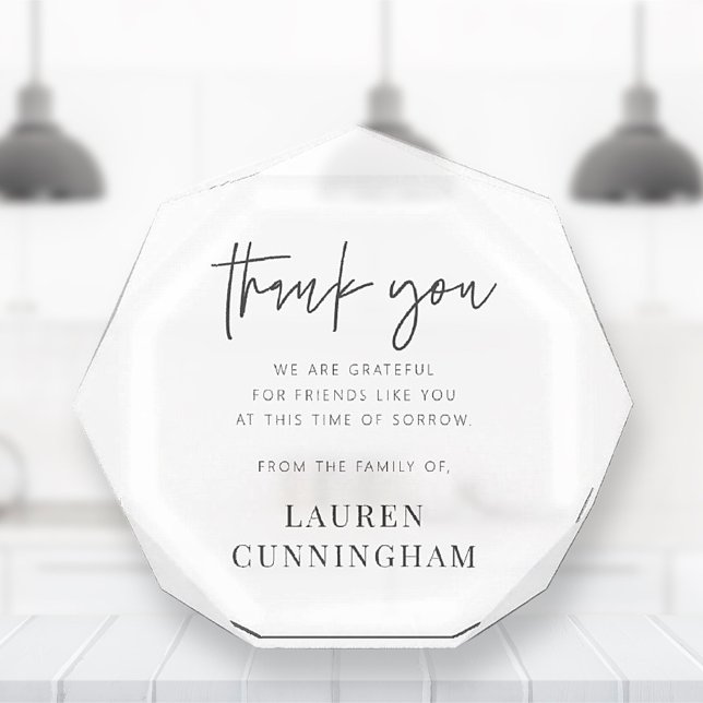 Bloc Photo Memorial Modern Simple Minimalist Chic (Créateur téléchargé)