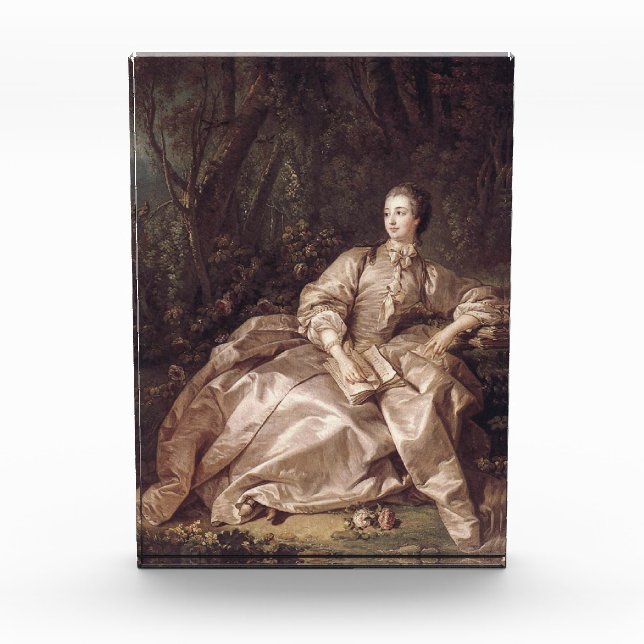 Bloc Photo Mme de Pompadour - François Boucher - 1758 (Devant)