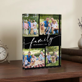 Bloc Photo Modern Family Photos Collage Script Keepsake