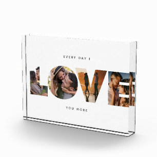 Bloc Photo Modern LOVE Collage Cutout Valentine's Day