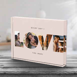 Bloc Photo Modern LOVE Collage Cutout Valentine's Day