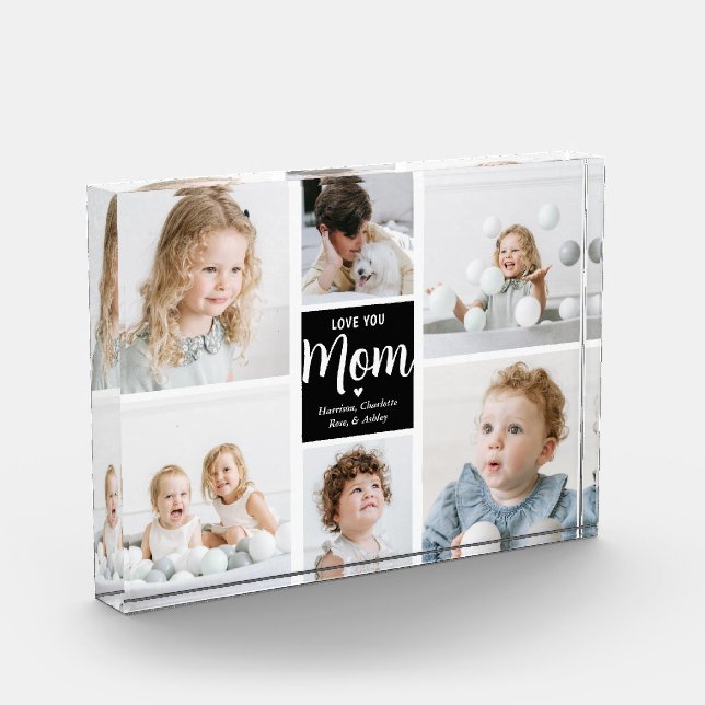 Bloc Photo Modern Love You 'MOM' 6 (Gauche)