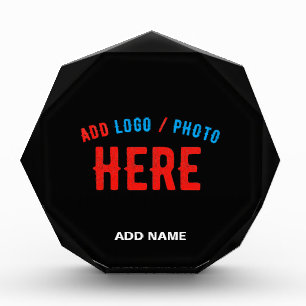 BLOC PHOTO MODERNE ET MODERNE PERSONNALISABLE NOIR VÉRIFIÉ