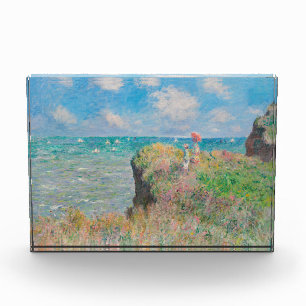 Bloc Photo Monet Cliff Walk à Pourvil Impressionist Painting