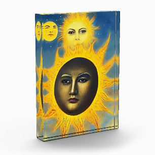 Bloc Photo Mother Nature Sun moon Original fantasy art