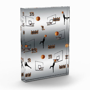 Bloc Photo Motif des joueurs de basket-ball,