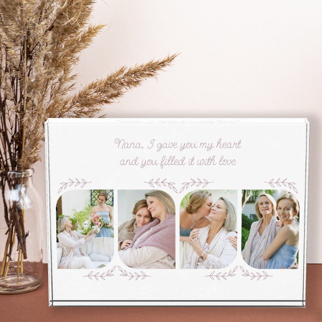 Bloc Photo Nana 4 Vertical Photo Loss Words Delicate Leaf (Créateur téléchargé)