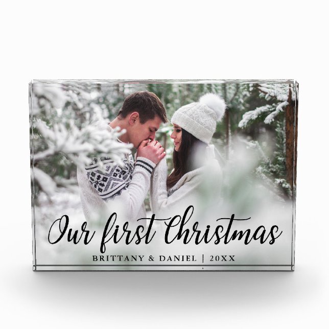 Bloc Photo Notre premier couple de Noël (Devant)