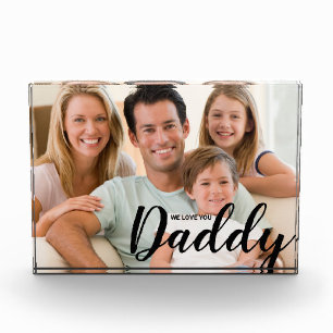 Bloc Photo Nous t'aimons papa Photo personnalisée