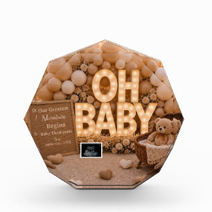 Bloc Photo Oh Bébé Neutralité annonce de grossesse souvenir