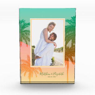 Bloc Photo Palmiers tropicaux Personnalisés