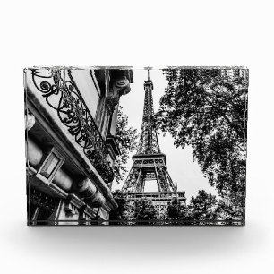 Bloc Photo Paris Décor à thème en noir et blanc