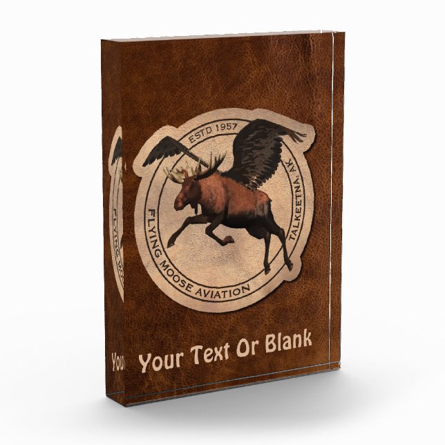 Bloc Photo Patch Flying Moose Aviation (Gauche)