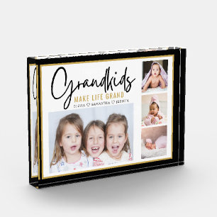 Bloc Photo Petits-enfants font la vie Grand Citation 4 Photo