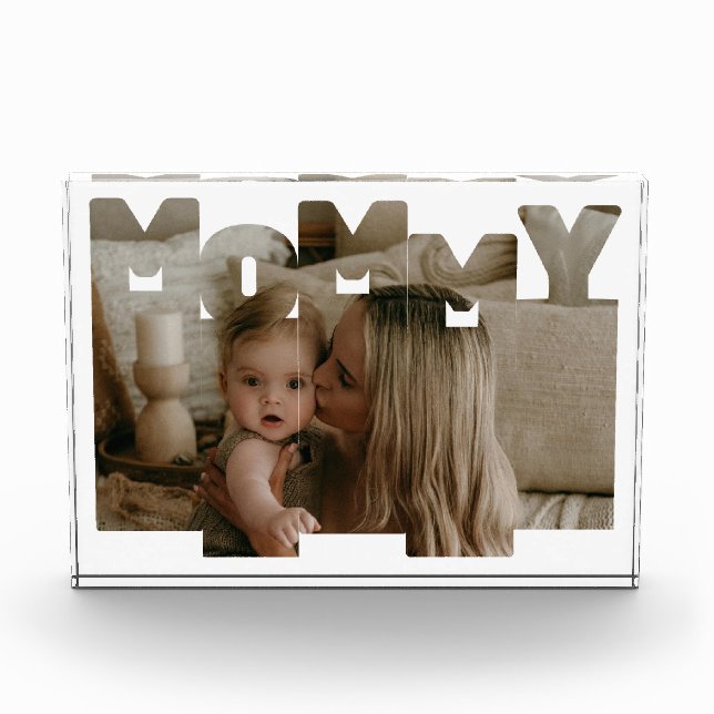 Bloc Photo Photo Collage Maman, Maman Fête des mères Cadeau (Devant)