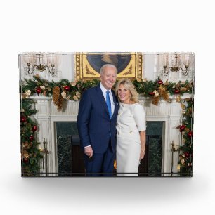 Bloc Photo Photo de Noël à la Maison Blanche du président Joe