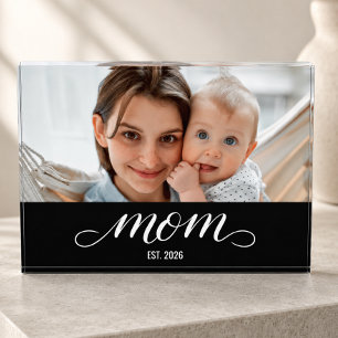 Bloc Photo Photo de script moderne établi par maman personnal