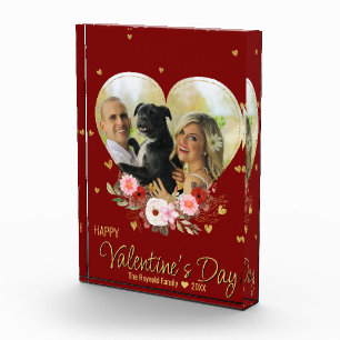 Bloc Photo Photo Heart Gold Valentine's Day Parties scintilla
