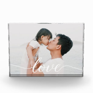 Bloc Photo Photo personnalisée Je t'aime Papa