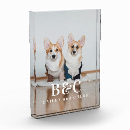 Bloc Photo Photo personnalisée Keepsaké chien animal de compa