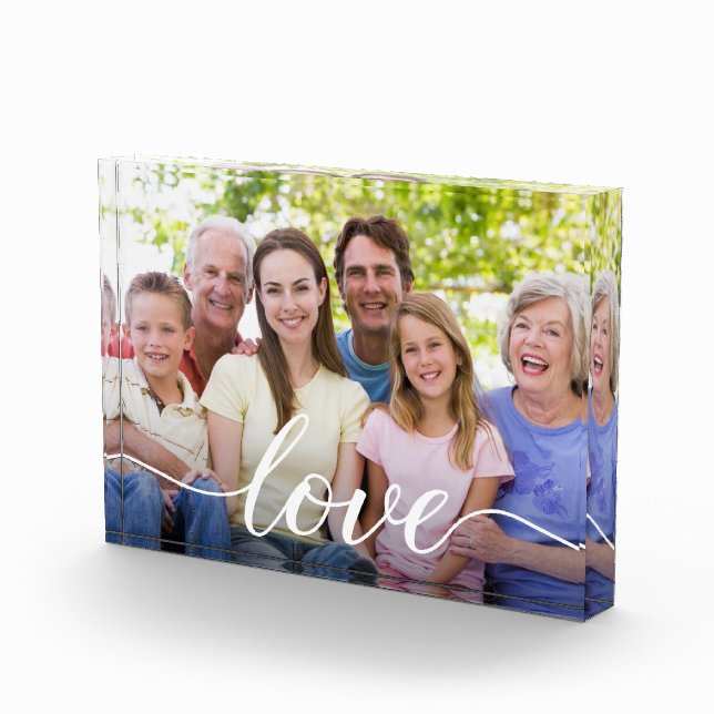 Bloc Photo Photo personnalisée script grand-parents famille (Droite)