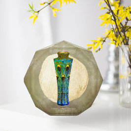 Bloc Photo Pièce Masterpiece Peacock Feathers Vase De 1900