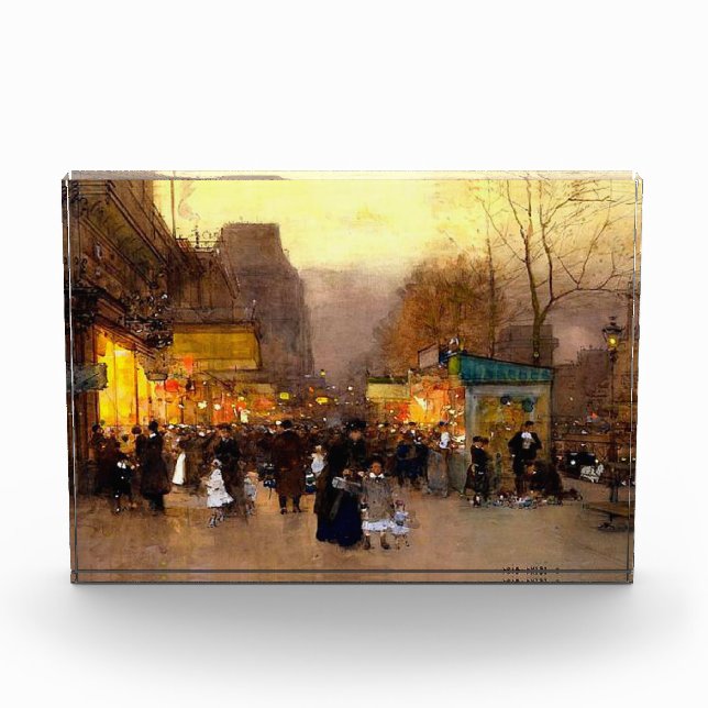 Bloc Photo Porte Saint Martin, Noël, Paris, (Devant)