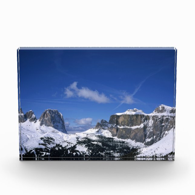 Bloc Photo Poster de la carte de vacances Passo Sella (Devant)