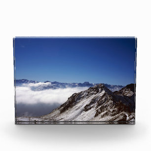 Bloc Photo Poster de la Carte de Vacances Snow Davos Suisse