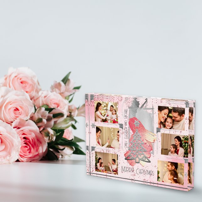 Bloc Photo Pour son rose Noël photo souvenir garde (Créateur téléchargé)