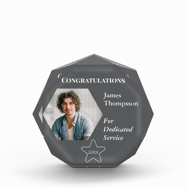 Bloc Photo Prix d'appréciation du service militaire (Devant)