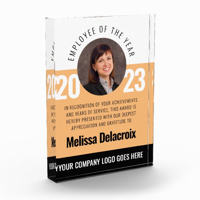 Bloc Photo Prix de l'employé noir de l'année de la Pêche blan (Gauche)