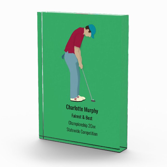 Bloc Photo Prix du golf de transport/Trophée (Droite)